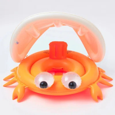 Sunnylife: Baby Float - Sonny The Sea Creature - Pool & Water Inflatable Ring, Crab W/ Googly Eyes | Wayfair North America