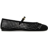 Prada Black Crochet Ballerinas | Balardi (US & Canada)