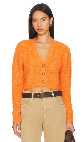 Harry Cardigan in Clementine | Revolve Clothing (Global)
