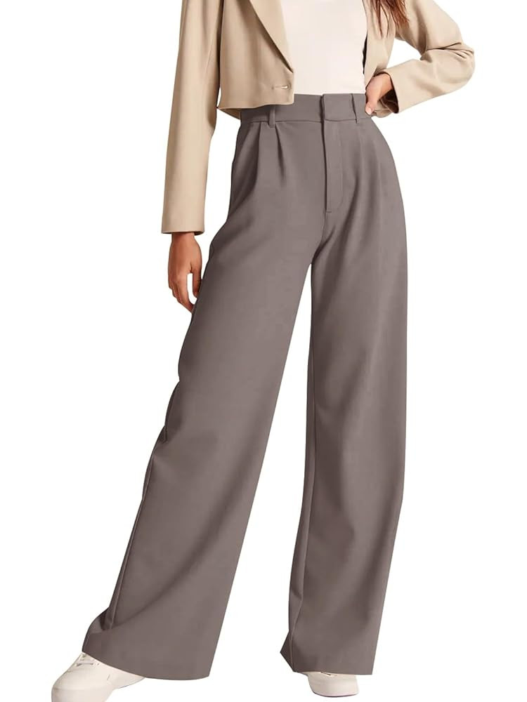 NIMIN High Waisted Work Pants for Women Business Casual Outfits 2025 Office Dress Pants Trousers ... | Amazon (US)