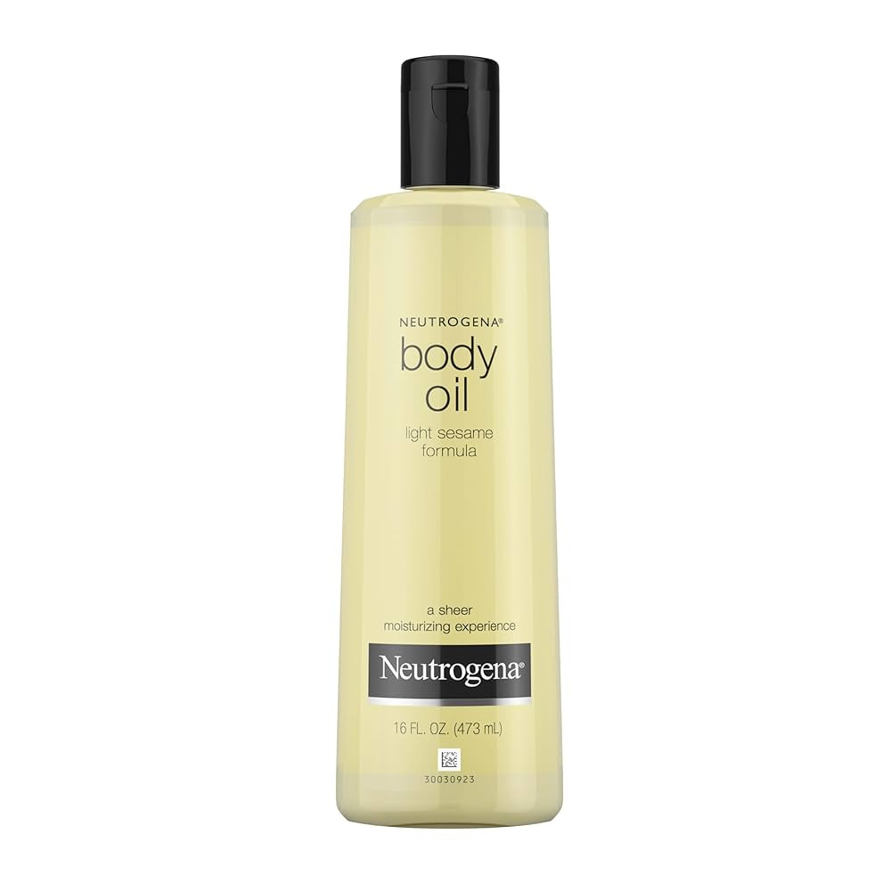 Neutrogena Body Oil Light Sesame Formula, 16 fl oz, Radiant Glow Moisturizer for Dry Skin, Bath &... | Amazon (US)