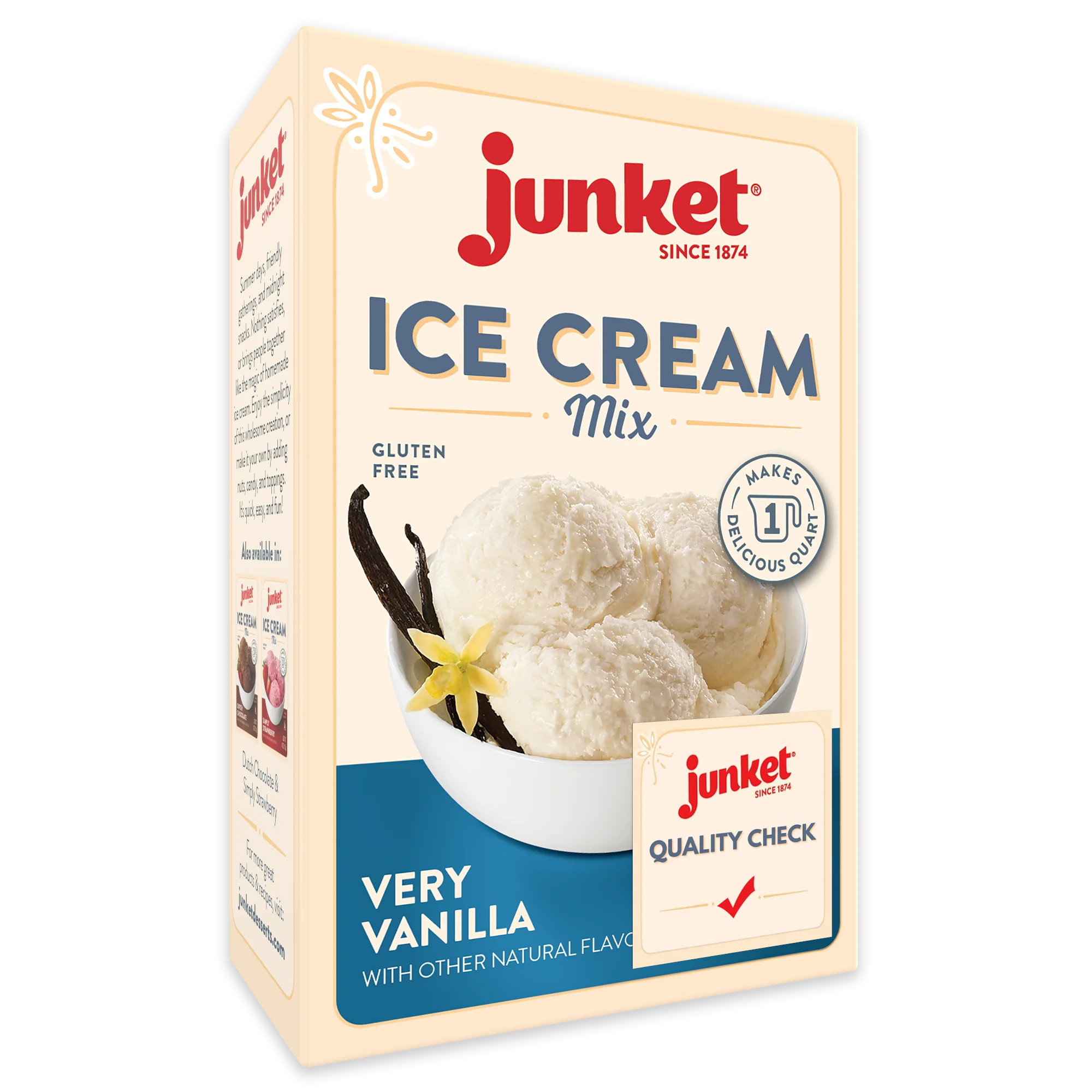 Junket Ice Cream Mix Very Vanilla, 4 Ounce | Walmart (US)