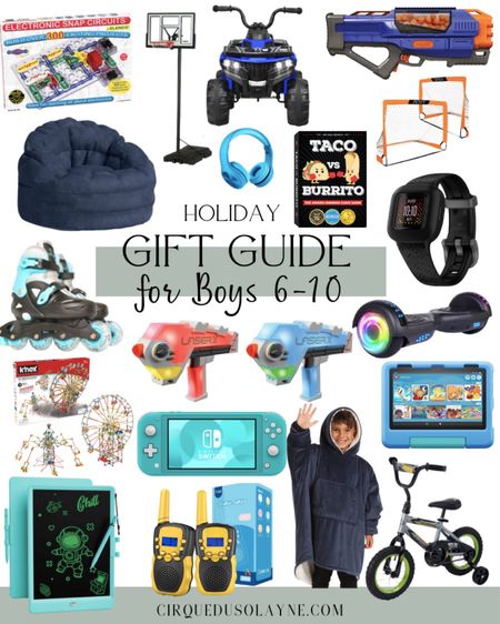 Holiday gifts. 6-10 year old boy gifts. Gift ideas for 6-10 year old boys. 6-10 year old boy must haves. 

#LTKfamily #LTKkids #LTKHoliday