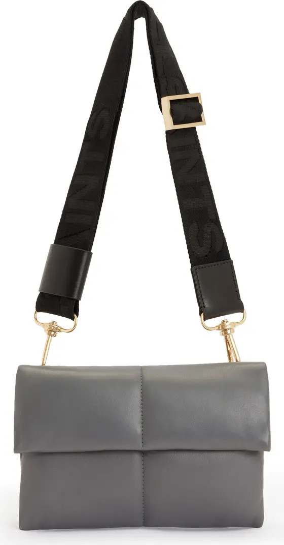 Ezra Logo Strap Leather Crossbody Bag | Nordstrom