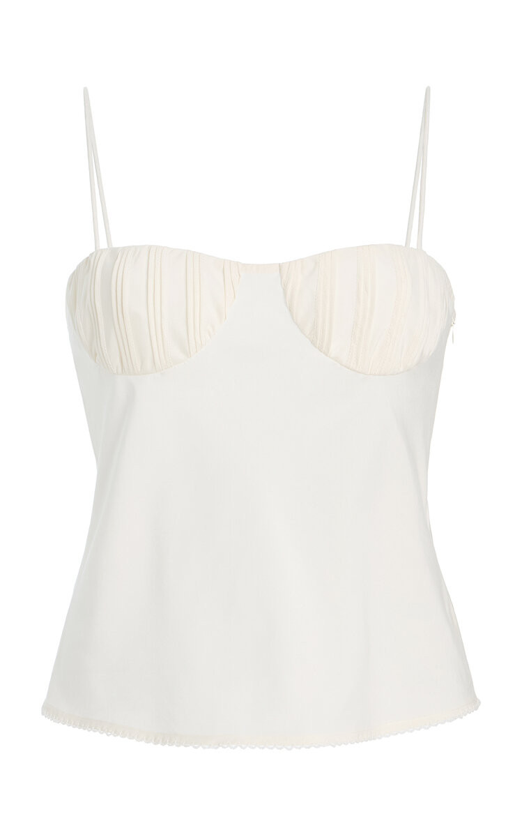 Exclusive Pearl Cotton-Silk Camisole Top | Moda Operandi (Global)