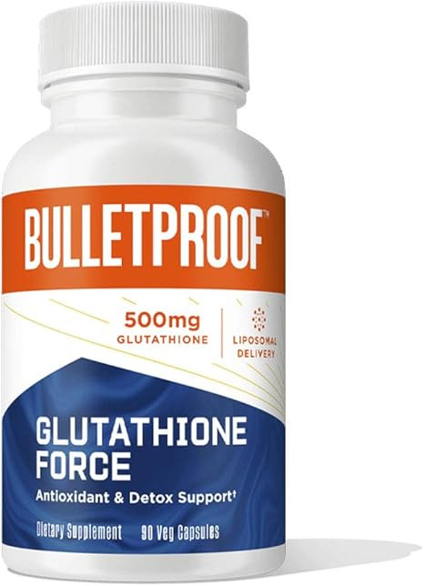 Glutathione Force, Unflavored, 500 mg, 90 Capsules, Master Antioxidant, Bulletproof Keto Suppleme... | Amazon (US)