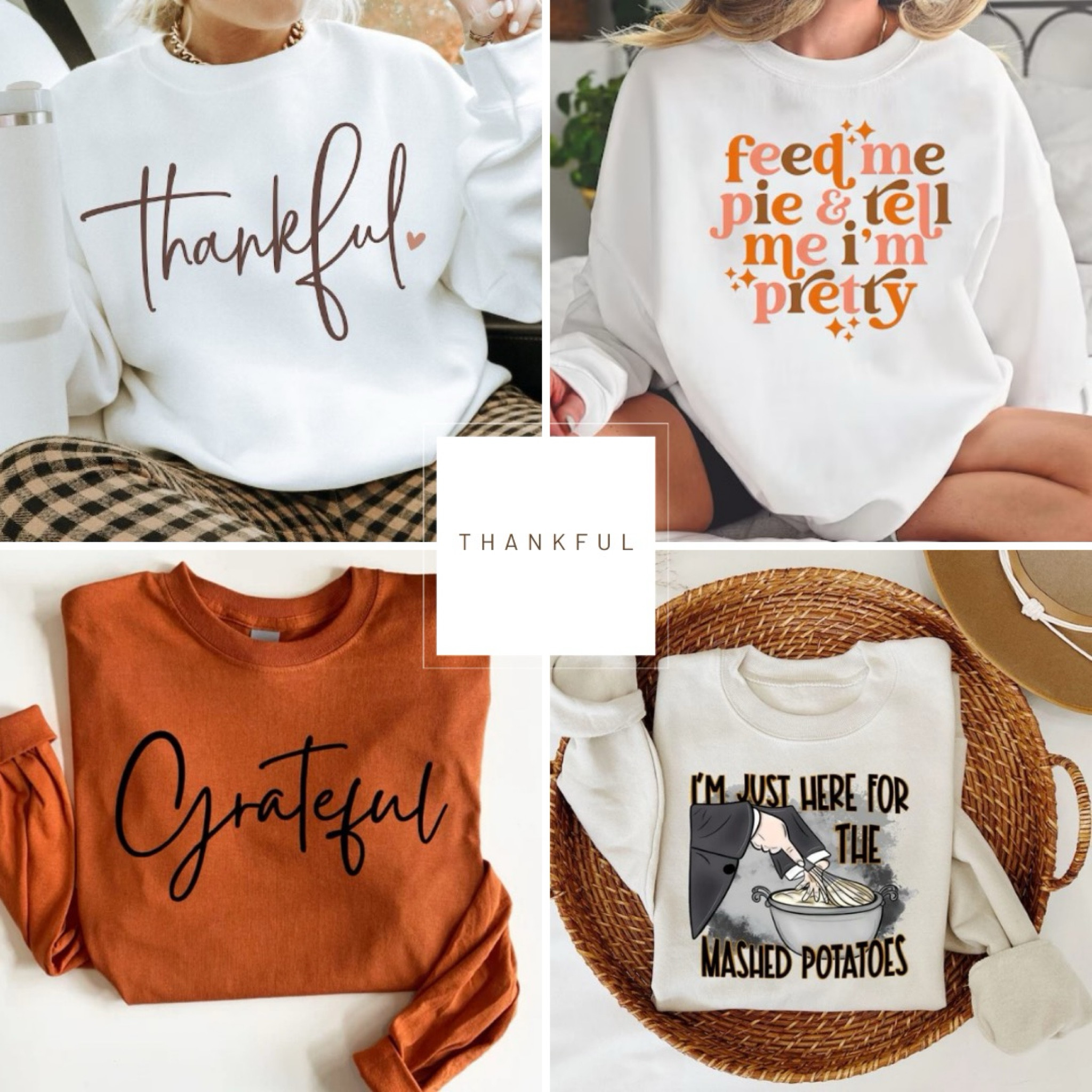 Graphic shirts for Thanksgiving Dinner

-Graphic T’s
-Holiday Outfit Ideas
-Fall outfits
-Thanksgiving


#LTKHoliday #LTKSeasonal