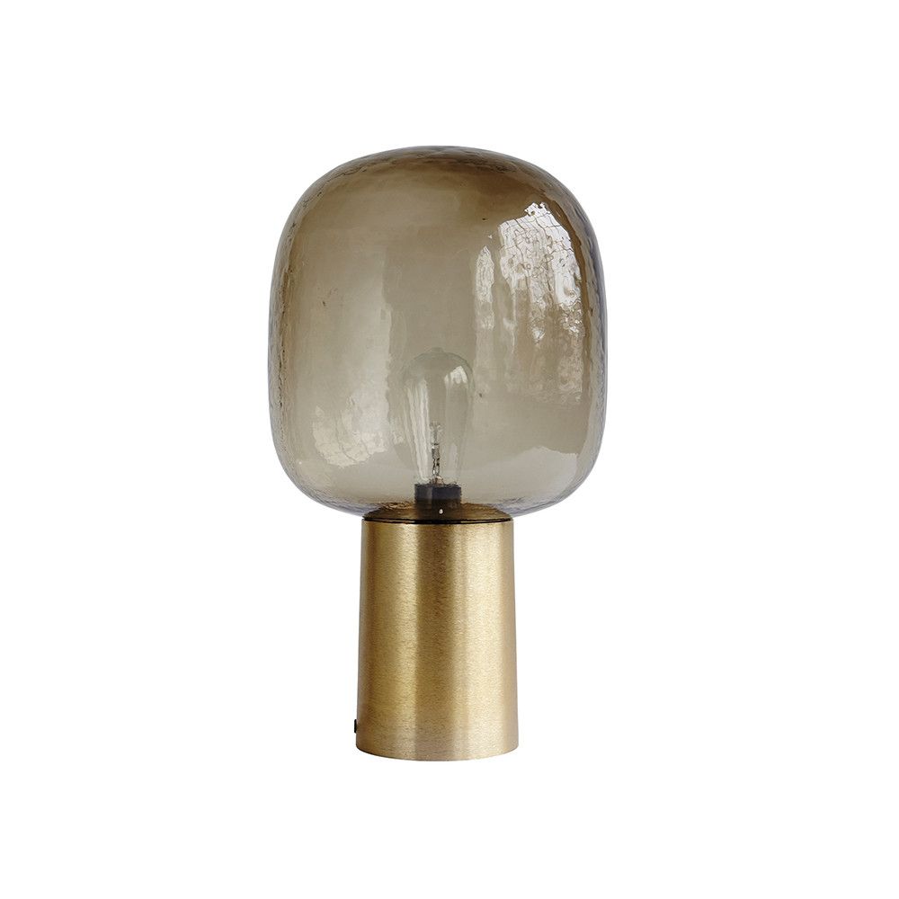 Buy House Doctor Note Table Lamp - Grey/Brass | AMARA | Amara (UK)