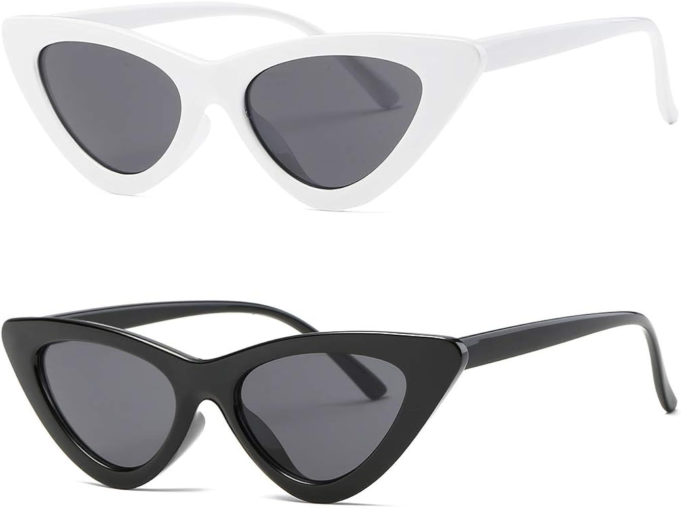 Kimorn Cat Eye Sunglasses Women Clout Goggles Kurt Cobain Retro Sun Glasses K0566 | Amazon (US)
