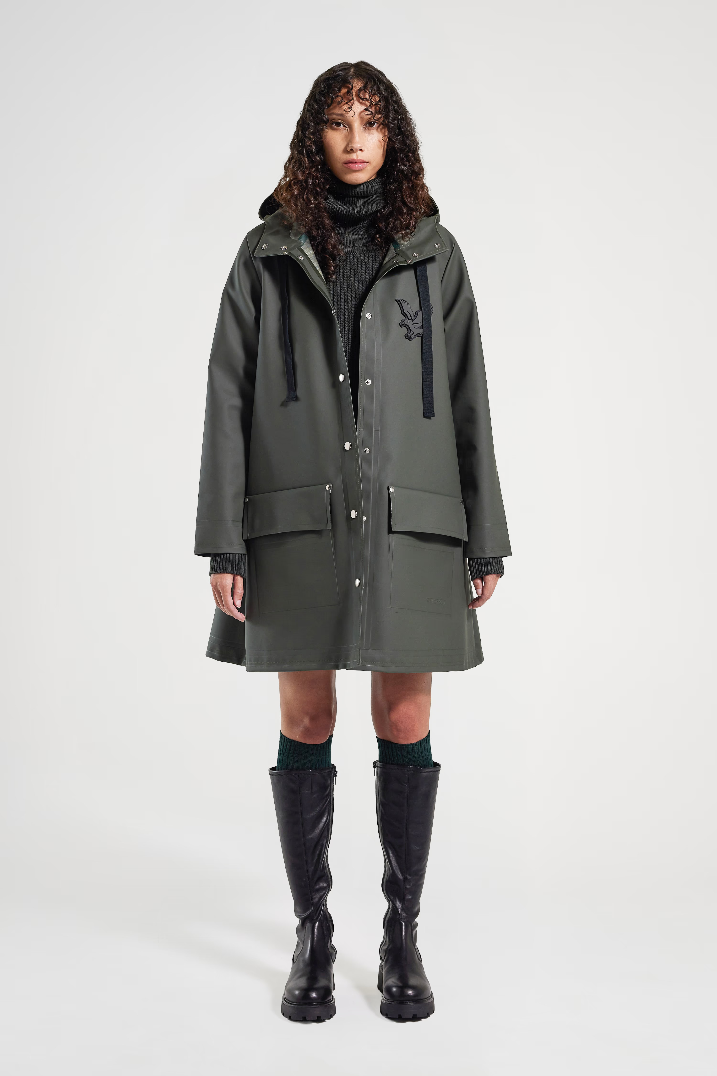 Women's Raincoat Green | STUTTERHEIM GB | Stutterheim