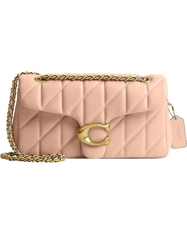 Coach Quilted Tabby Shoulder Bag 26 with Chain, Cream | Amazon (US)