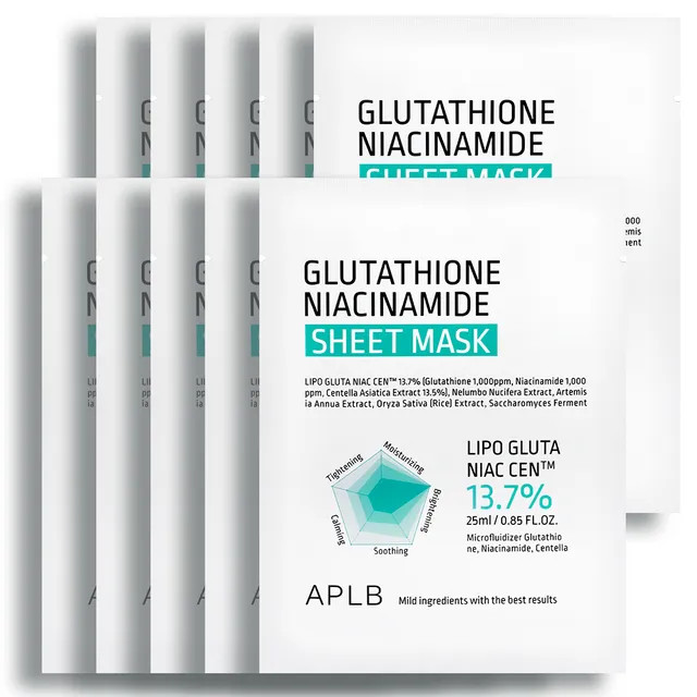 APLB - Glutathione Niacinamide Sheet Mask Set | YesStyle Global