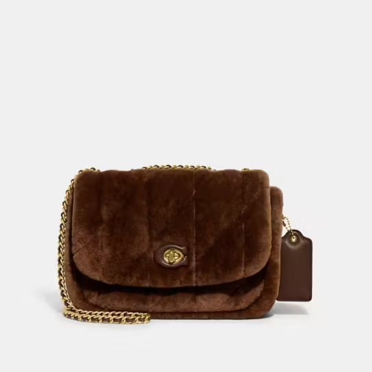 Pillow Madison Shoulder Bag In Shearling With Quilting | Coach (US)