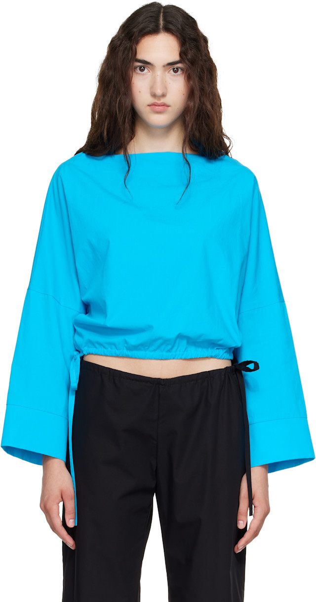 Brooke Callahan - Blue Cuff Top | SSENSE