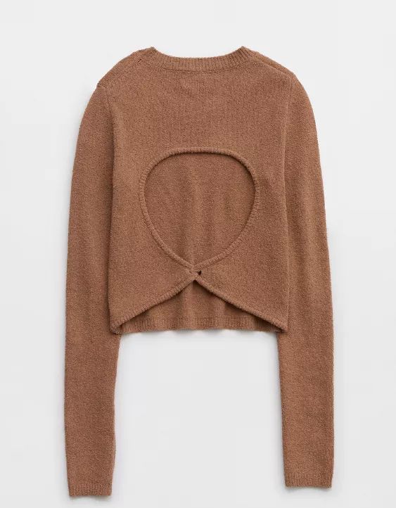 Aerie Open Back Sweater | Aerie