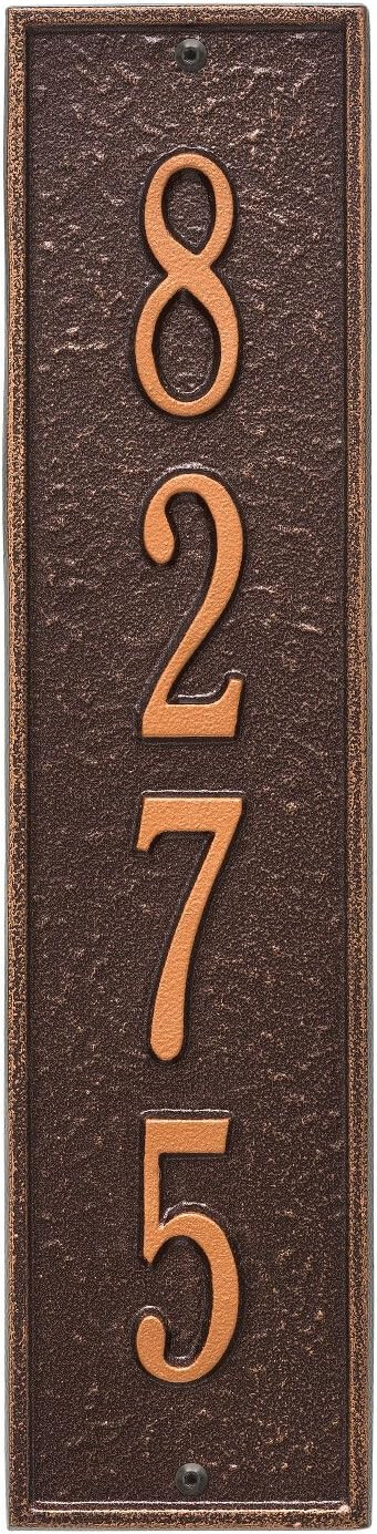 Whitehall Custom 1 Line Delaware Vertical Address Plaque 17.25" H x 4.2" W | Amazon (US)