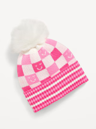 Printed Beanie for Girls | Old Navy (US)