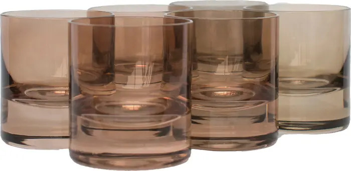 Estelle Colored Glass ware Set of 6 Rocks Glasses | Nordstrom | Nordstrom