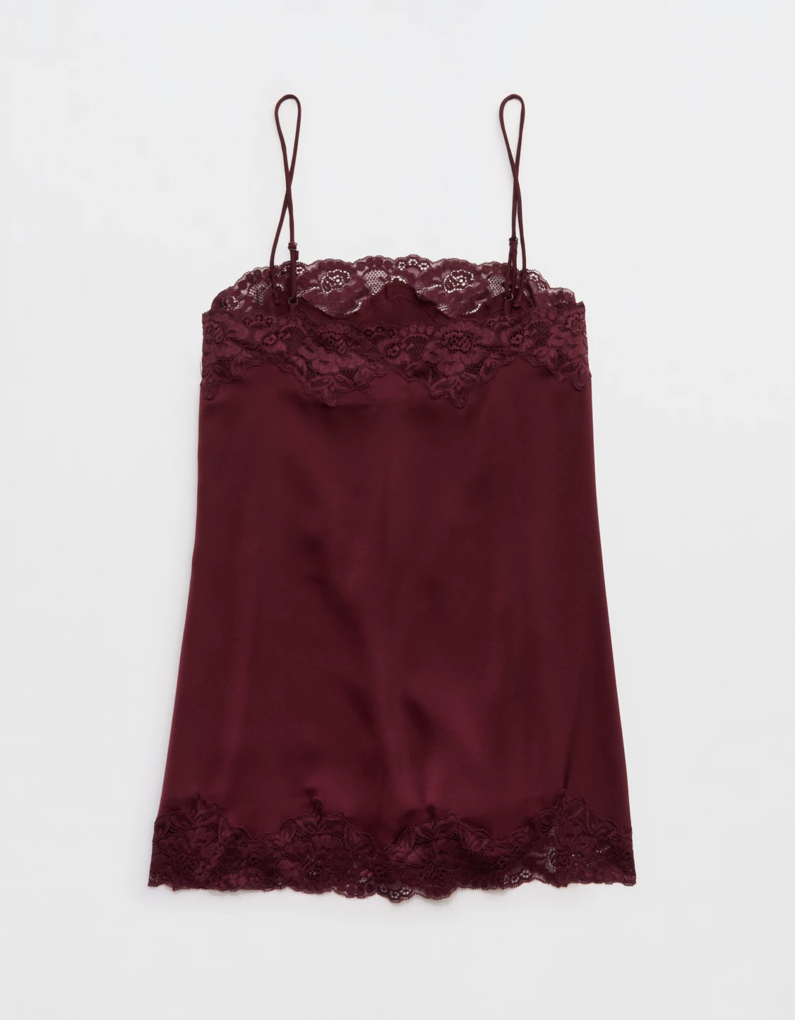 OVERSLEPT by Aerie Liquid Satin Tunic Tank | Aerie