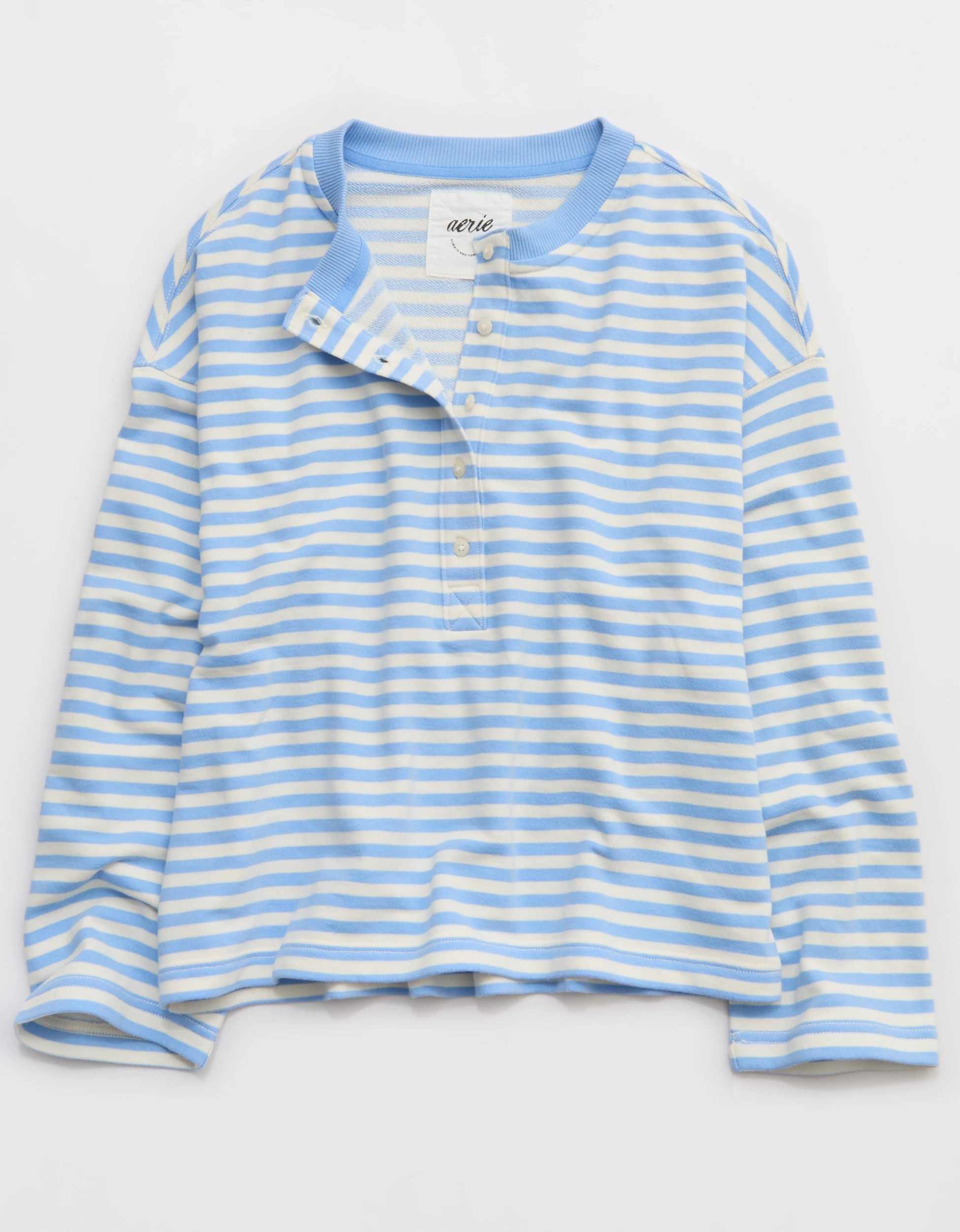 Aerie Alumni Henley Sweatshirt | Aerie