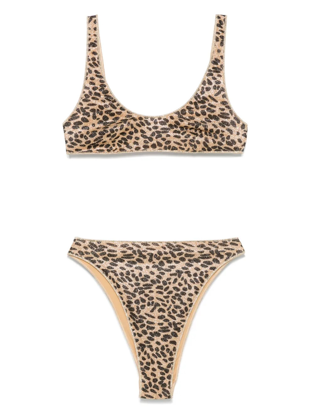 Oséree leopard-print Bikini | Brown | FARFETCH | Farfetch Global
