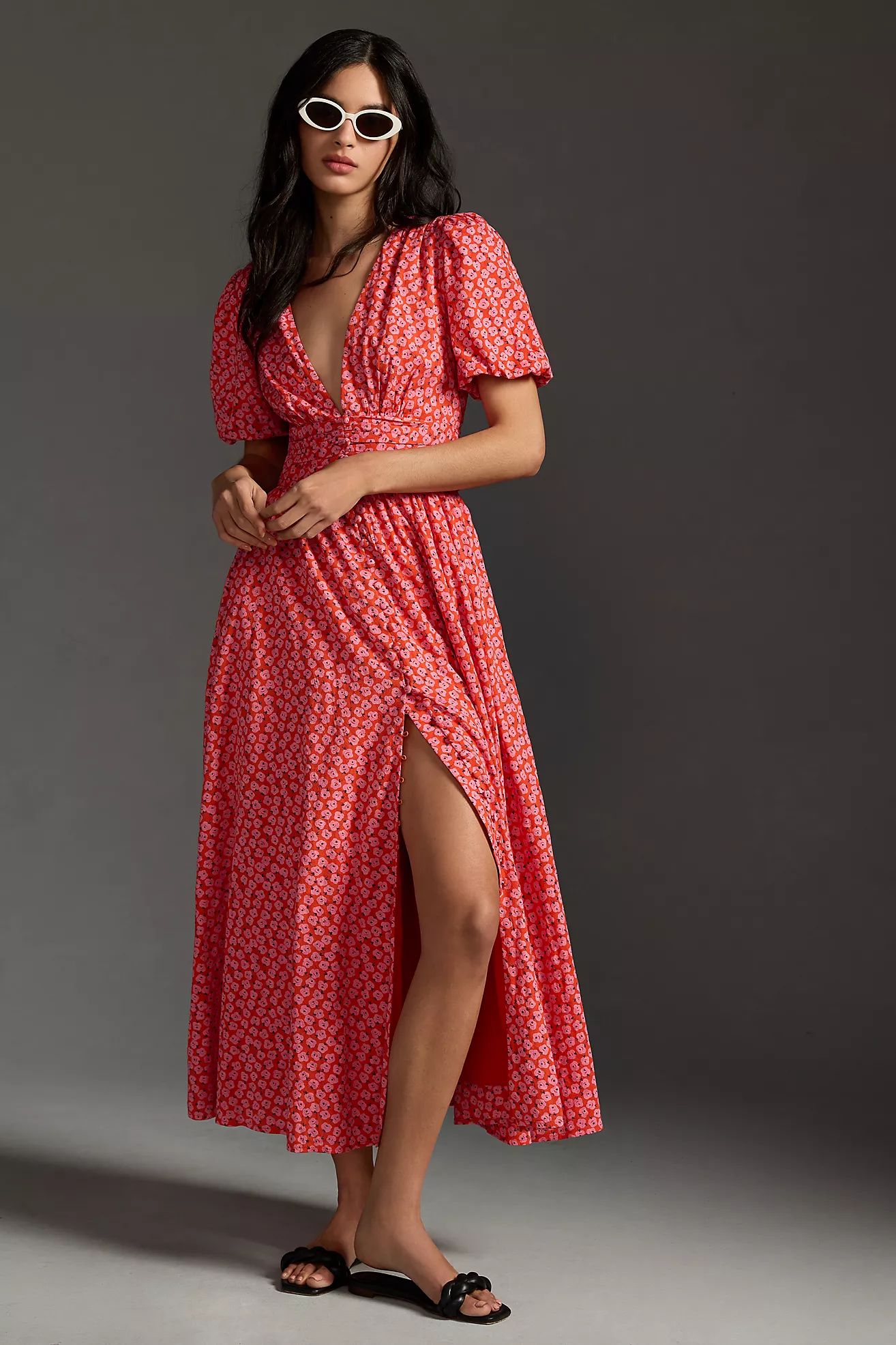 The Catalina Button-Front Dress | Anthropologie (US)