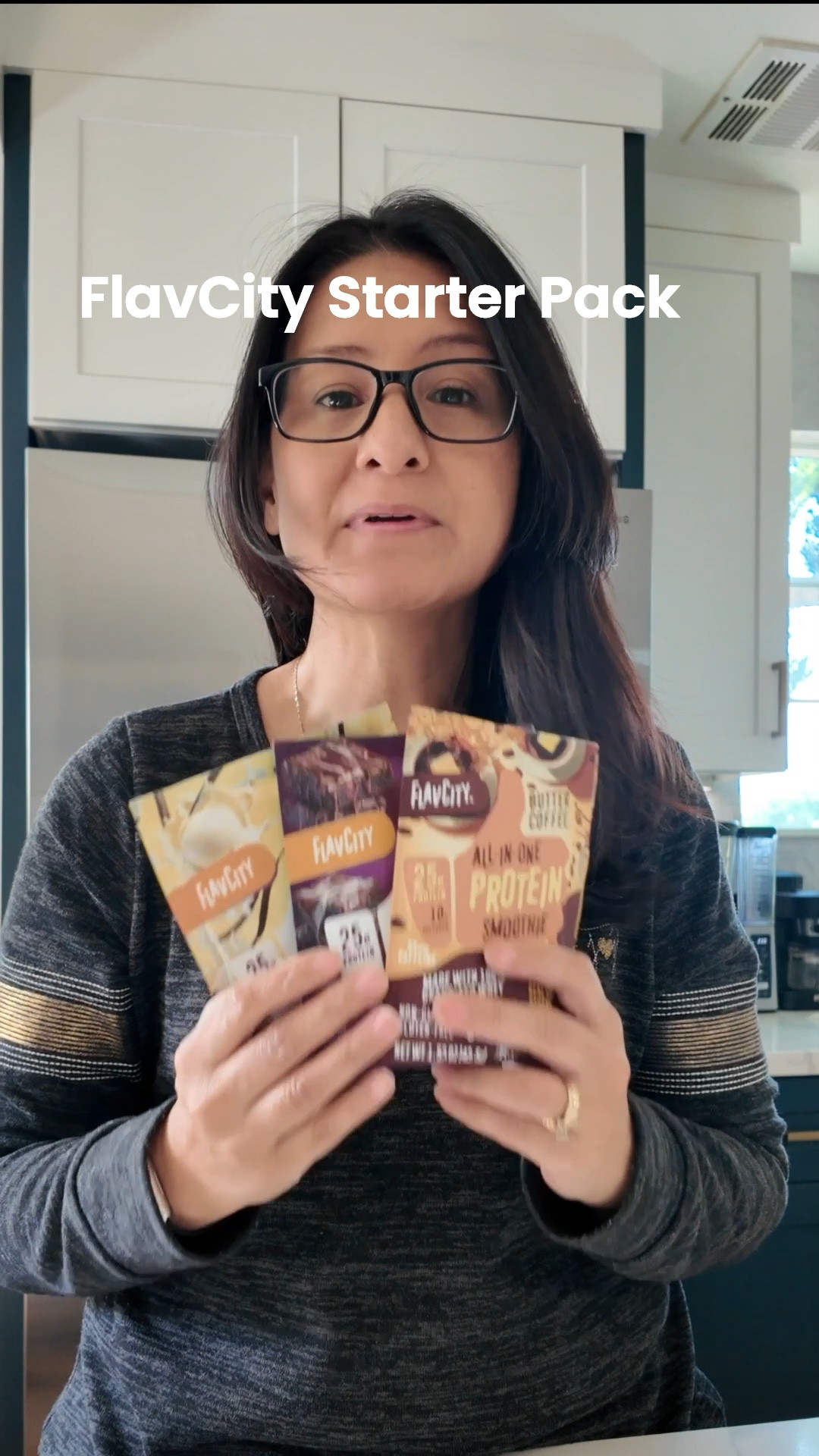 Trying Vanilla Cream in FlavCity’s starter pack. This shake has protein and collagen all-in-one. #momlife #momsover40 #premenopause 

#LTKmomlife #LTKselfcare #LTKOver40