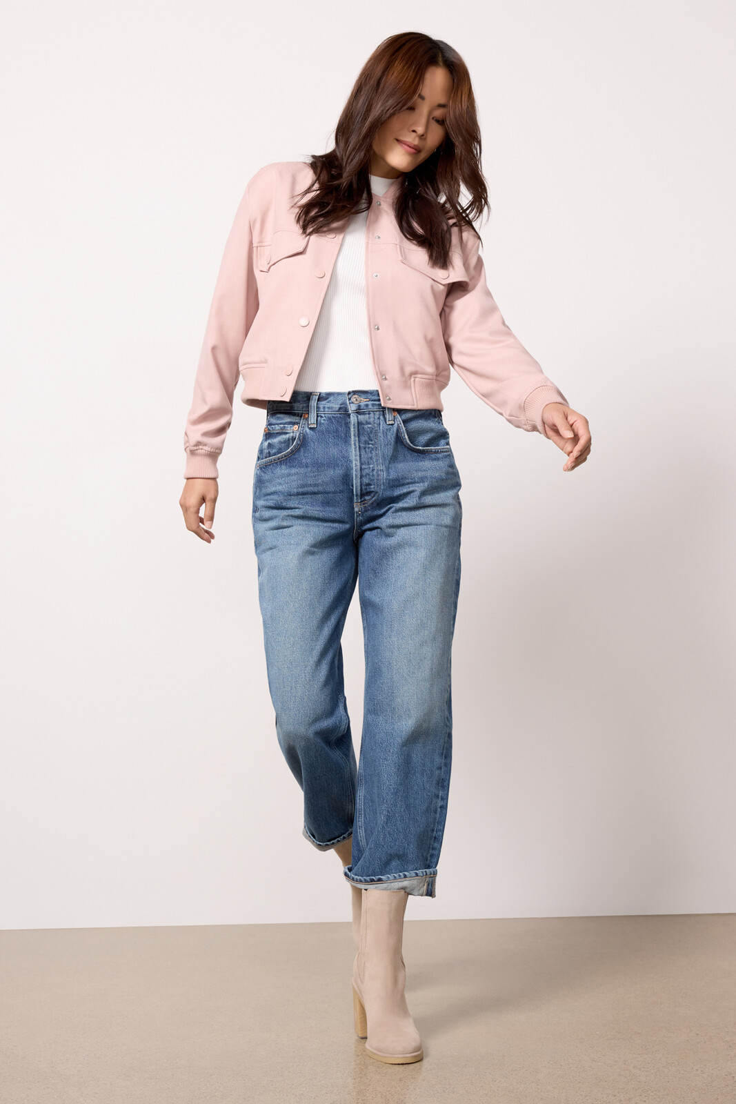 Dahlia Baby Roll Jean | Evereve