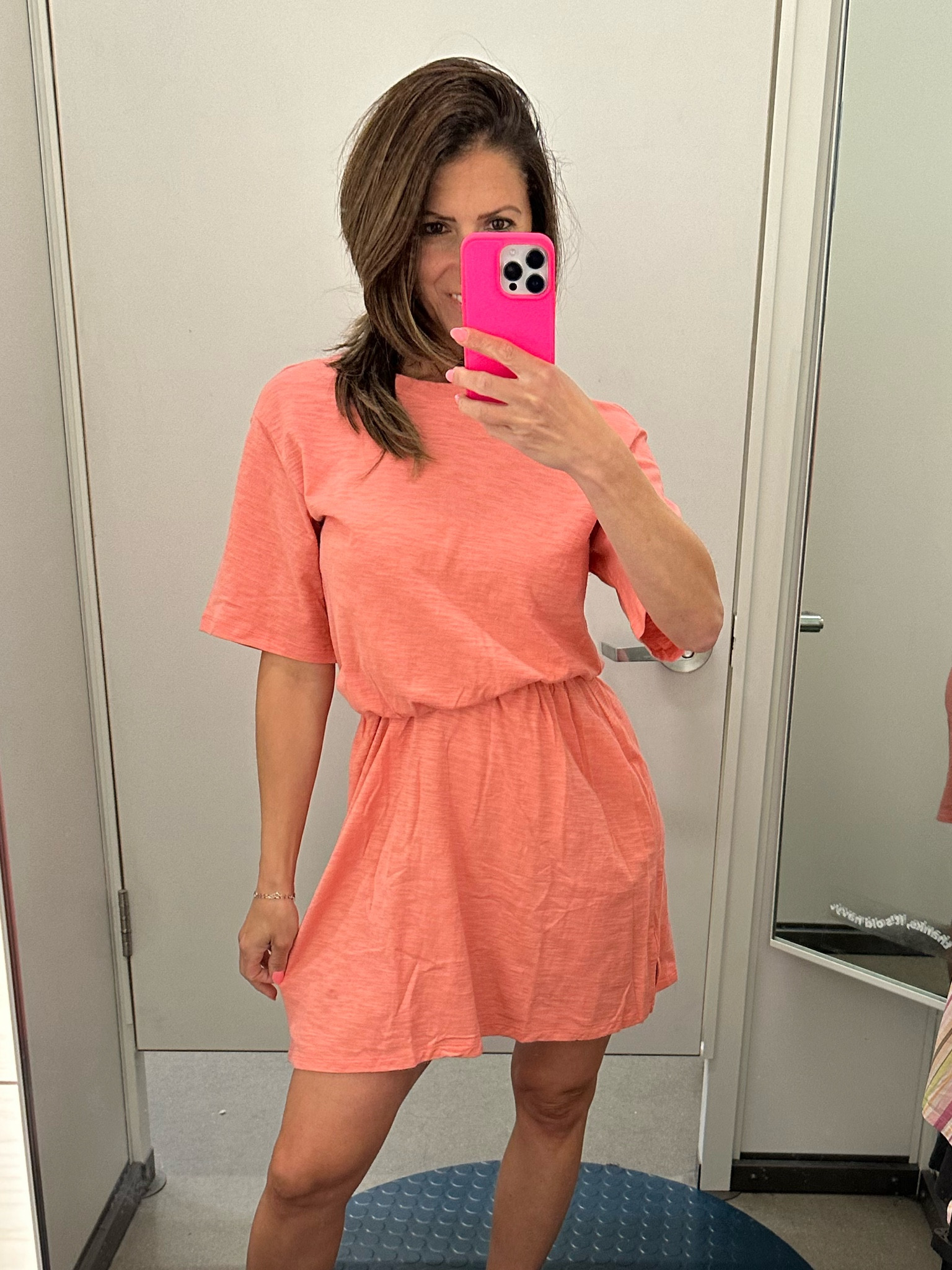 hot pink dress near me Strapless Hot Pink Beaded Top Pleated Mini Dress Fancyvestido – FancyVestido main image 0