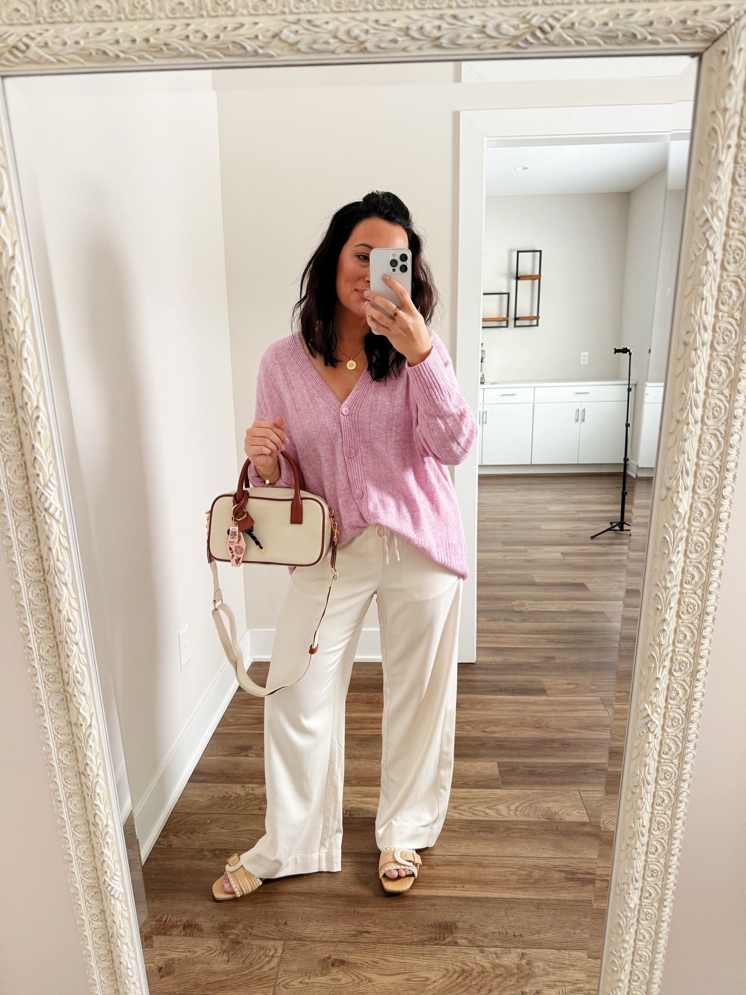 TARGET 🎯 TUESDAY 
• large cardigan for an oversized look
• medium regular length pants, I’m 5’4
• shoes true to size 


#LTKOver40 #LTKootd #LTKPetite