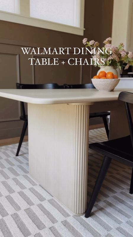 Just got this new table from Walmart and it’s SO DREAMY! I love the birch wood + reeded sides + it’s on SALE!! My dining chairs are also from Walmart! I linked an even more budget friendly option below too! 

#LTKHome #LTKSaleAlert #LTKxWalmart