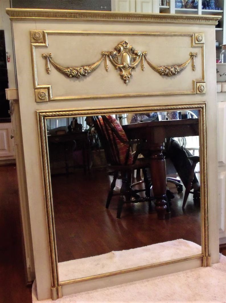 Handmade French Style Wall MIrror in Old World Finish | Etsy | Etsy (US)