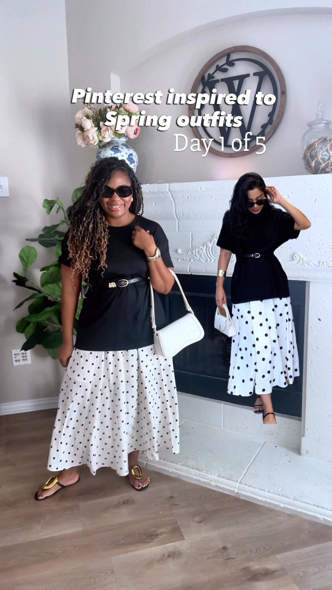 Spring Pinterest inspired outfits day, 1 of 5

I’m absolutely loving this polkadot midi skirt! It has a stretchy waist band, lining underneath and it’s super flowy!

#LTKootd