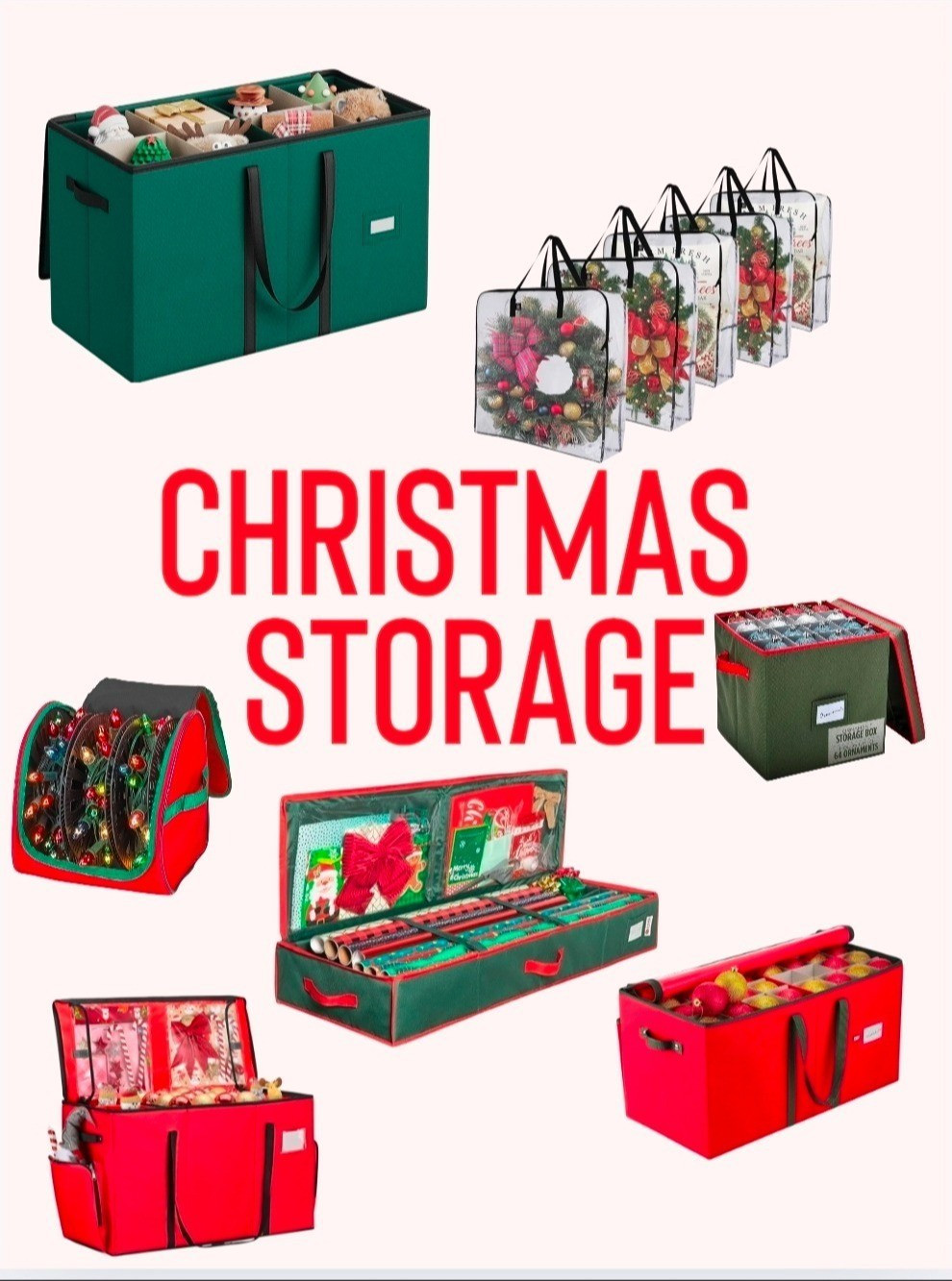 The best Christmas storage solutions to keep holiday decor organized year after year 🎄 From ornament storage to bins for garland, lights, and seasonal decor—everything linked here

#LTKHoliday #LTKHome #LTKSeasonal