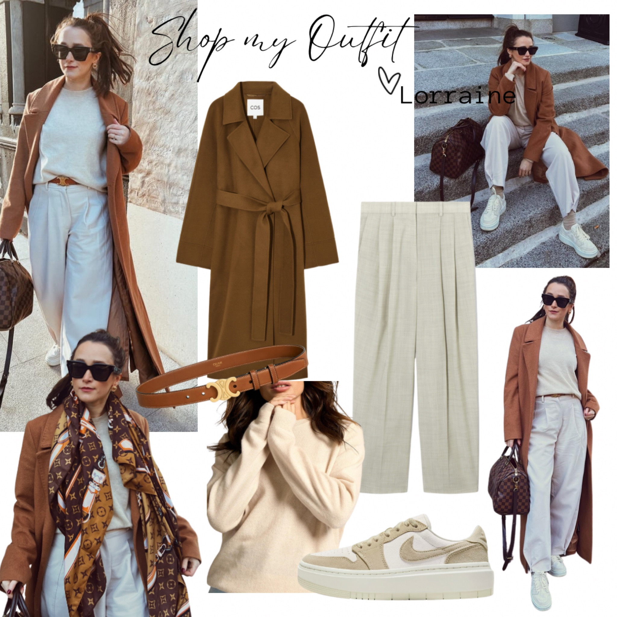 Caramel Tones 🤎🍂🐻 Shop my Capsule Wardrobe look 🫶🏼 | Cos, Nike, Celine, Cashmere 

#LTKeurope #LTKworkwear #LTKstyletip