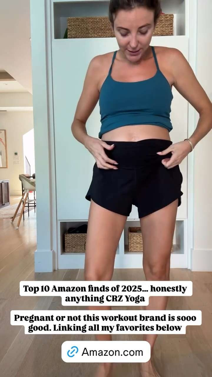 CRZ Yoga has been one of my top 10 Amazon finds of 2025! So many great pregnancy workout finds. 

 #LTKfitnessgoals #LTKFindsUnder50 #LTKFindsUnder100