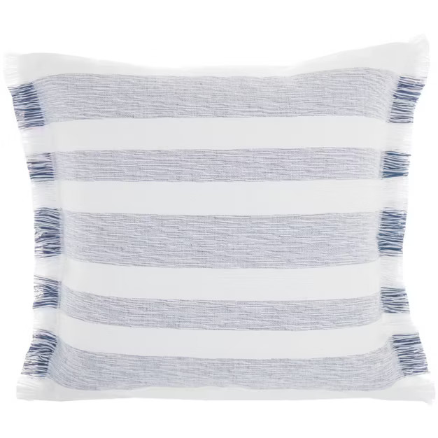 Life Styles Chambray Striped Throw Pillow - Mina Victory | Target
