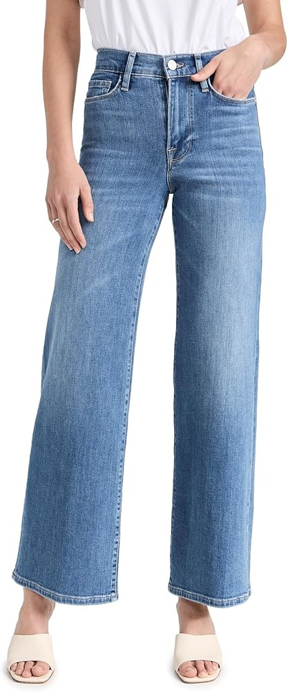 FRAME Women's Le Slim Palazzo Jeans | Amazon (US)