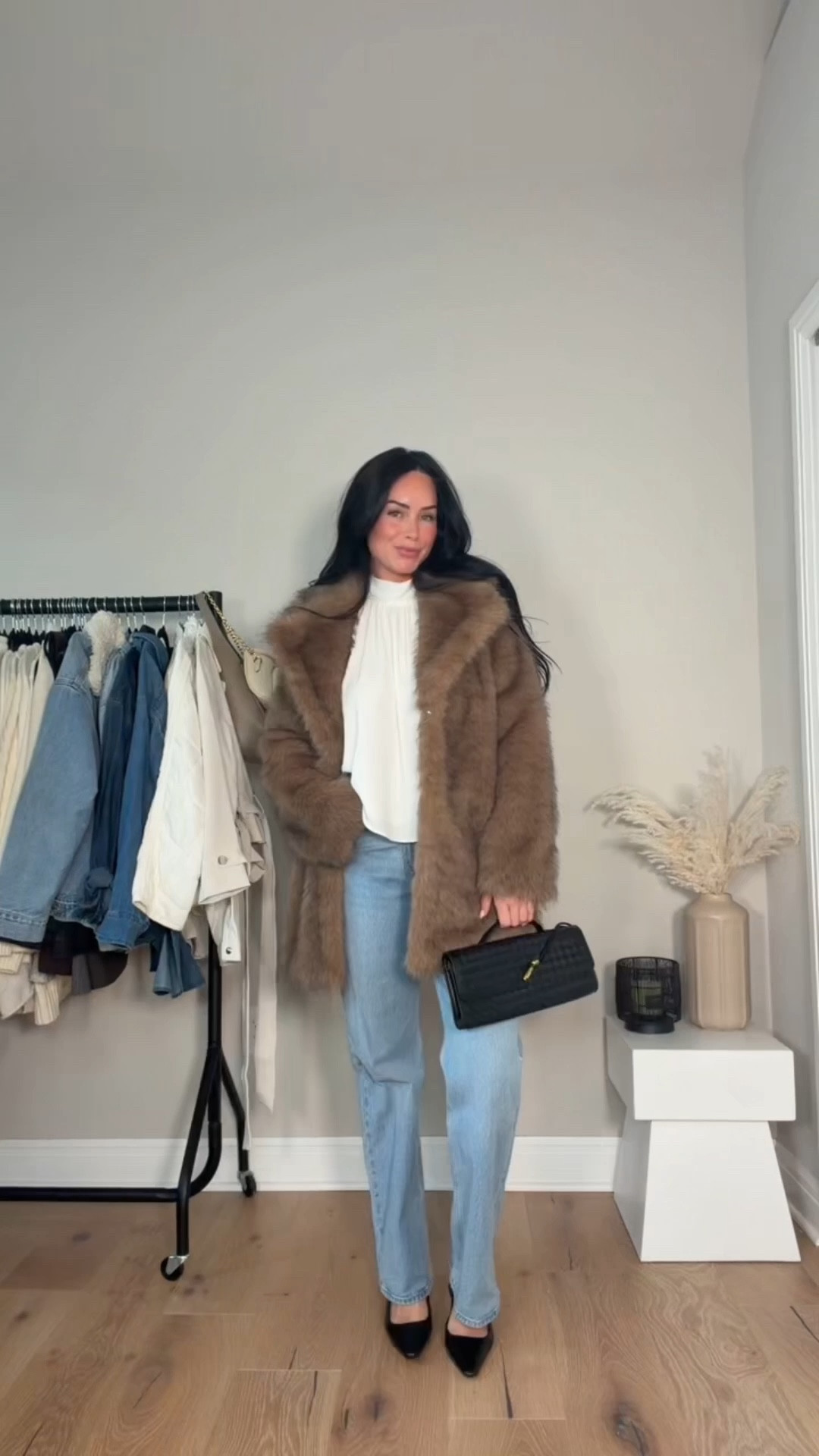 Styling a classic denim look with elevated details ✨ outfit details linked on my LTK! 

My sizing 5’7, 145lbs, 32dd
I’m wearing a size small to o & jacket, size 27 curve love jeans 

#LTKgrwm #LTKootd #LTKWorkwear