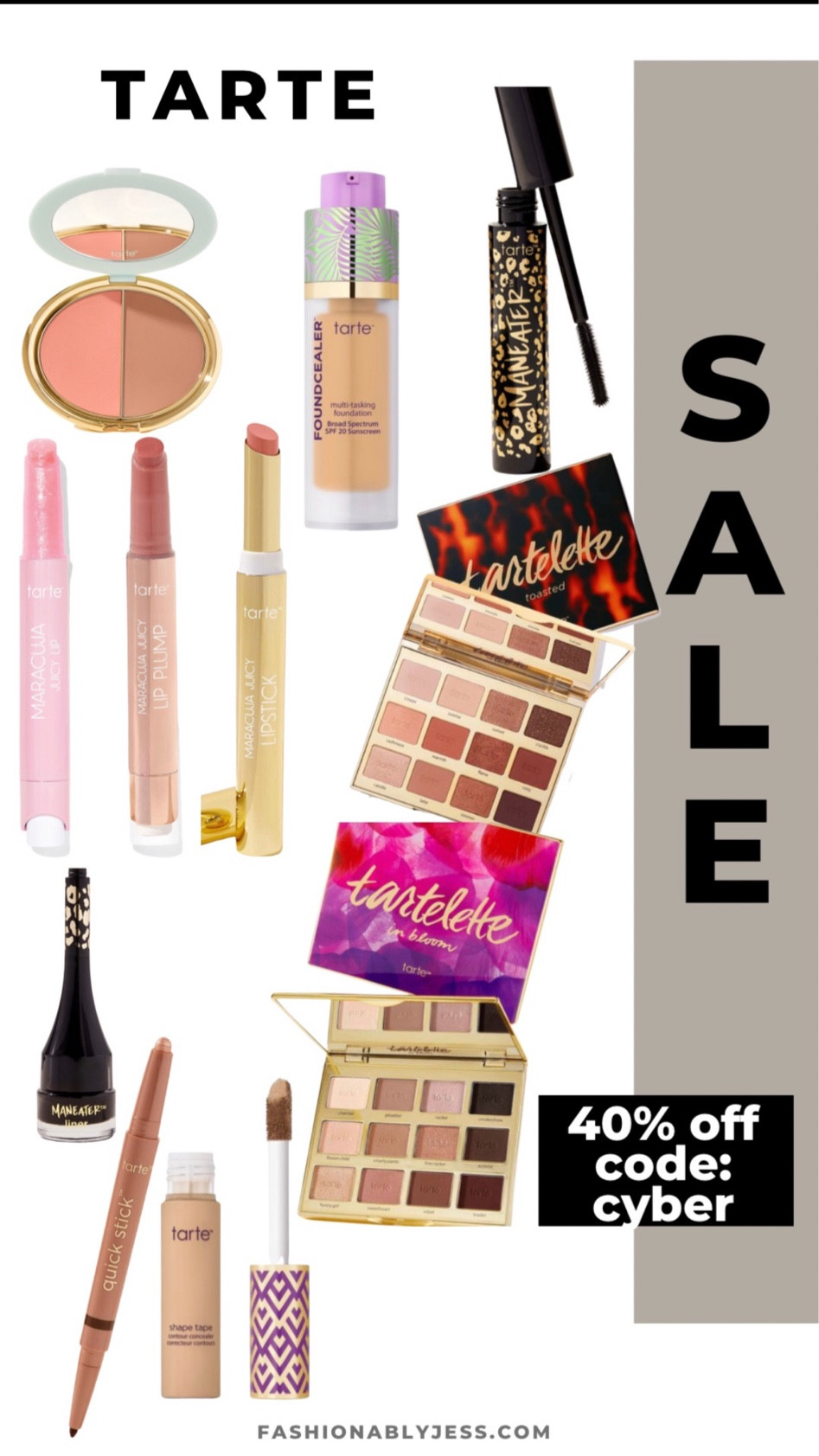 Tarte sale on my faves! 40% off code: cyber 

#LTKSeasonal #LTKHoliday #LTKsalealert
