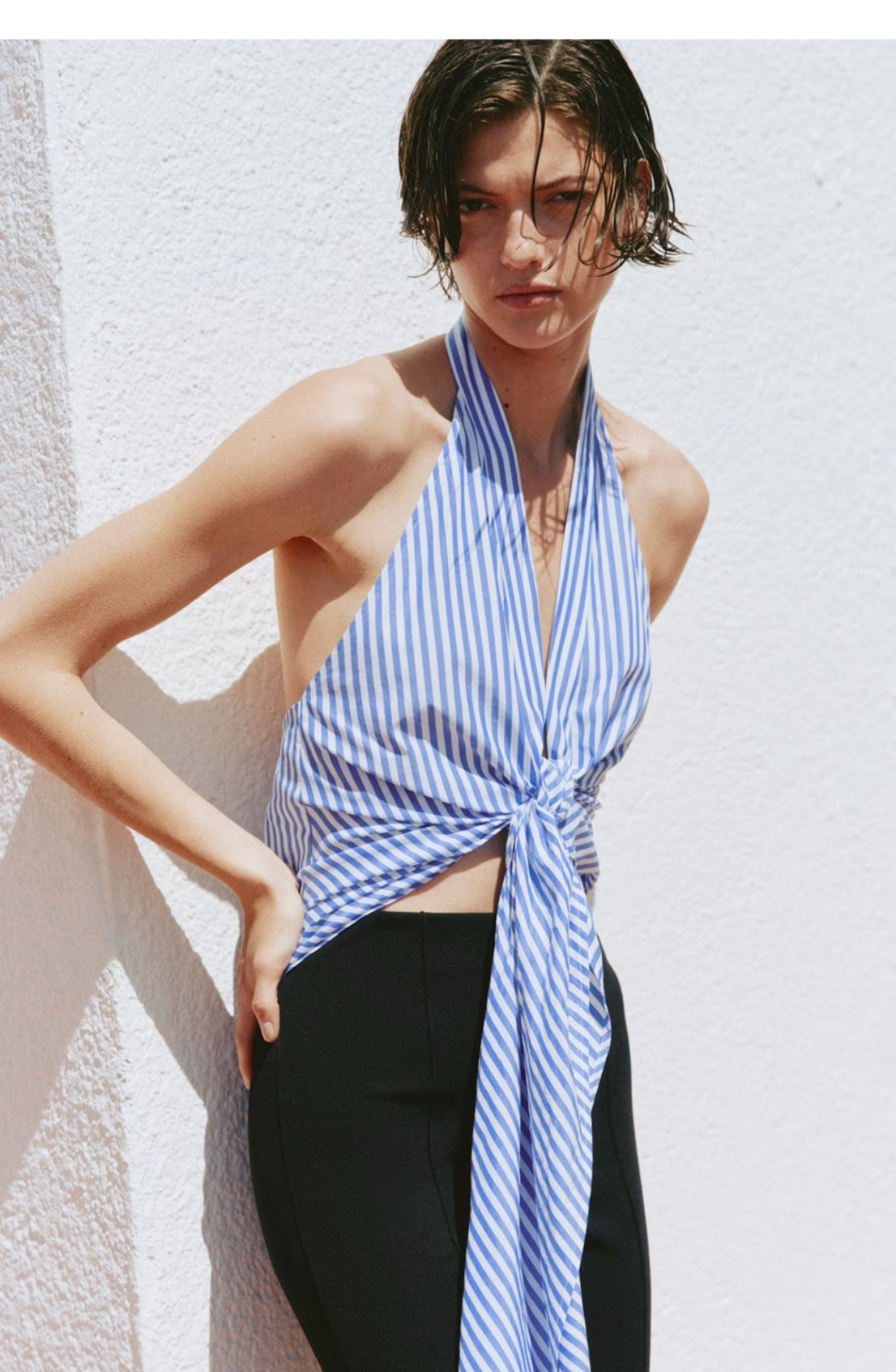 Ok this halter with a twist!!!! Love love

#LTKgrwm #LTKootd #LTKOver40