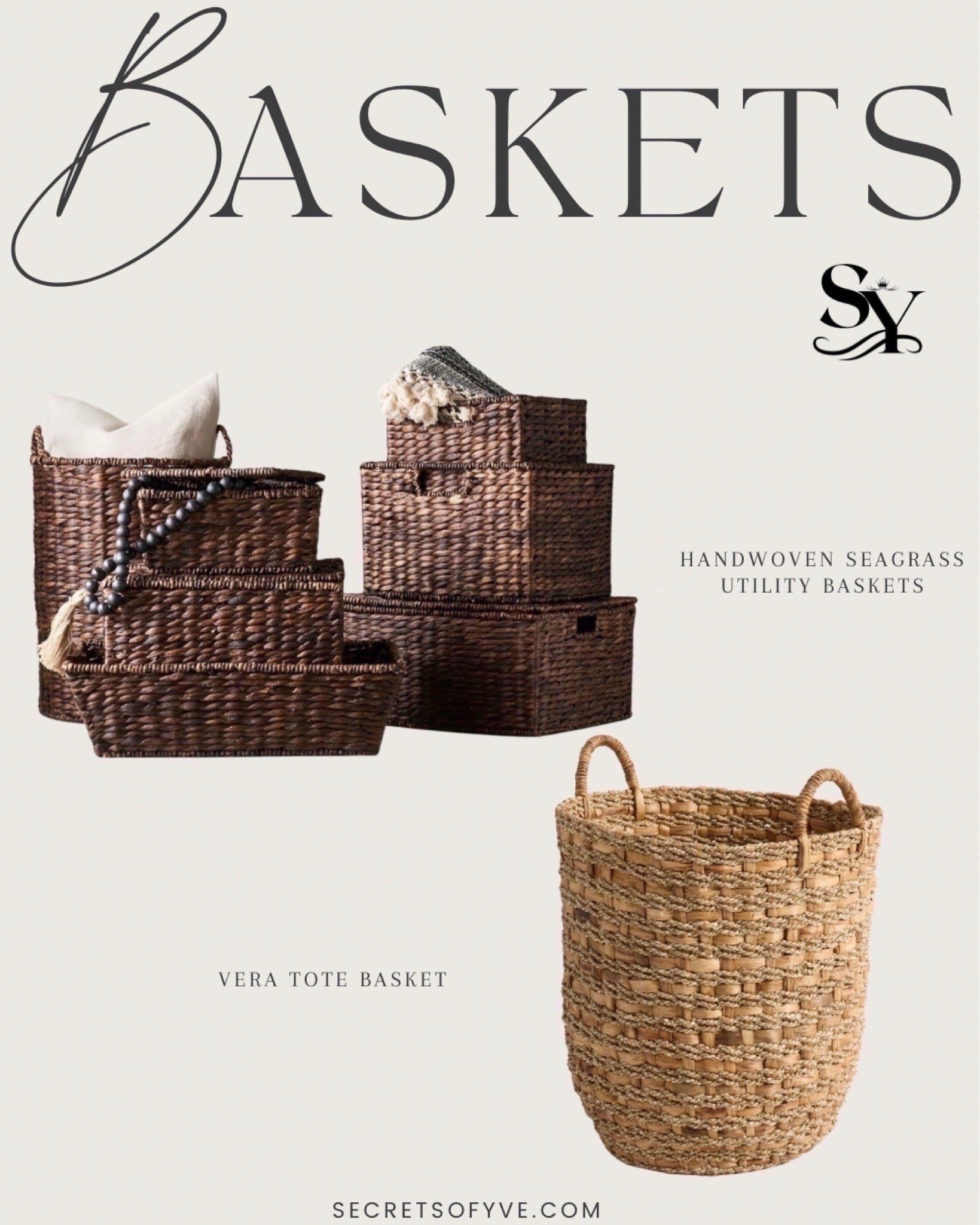 Secretsofyve: gorgeous multifunctional baskets 🧺 @potterybarn Home decor
#Secretsofyve #ltkgiftguide
Always humbled & thankful to have you here.. New posts daily at 3pm &4:15pm EST. 
CEO: PATESI Global & PATESIfoundation.org
 @secretsofyve : where beautiful meets practical, comfy meets style, affordable meets glam with a splash of splurge every now and then. I do LOVE a good sale and combining codes! #ltkstyletip #ltksalealert #ltku #ltkmens #ltkbaby #ltkmomlife secretsofyve 

#LTKSeasonal #LTKHome #LTKKids