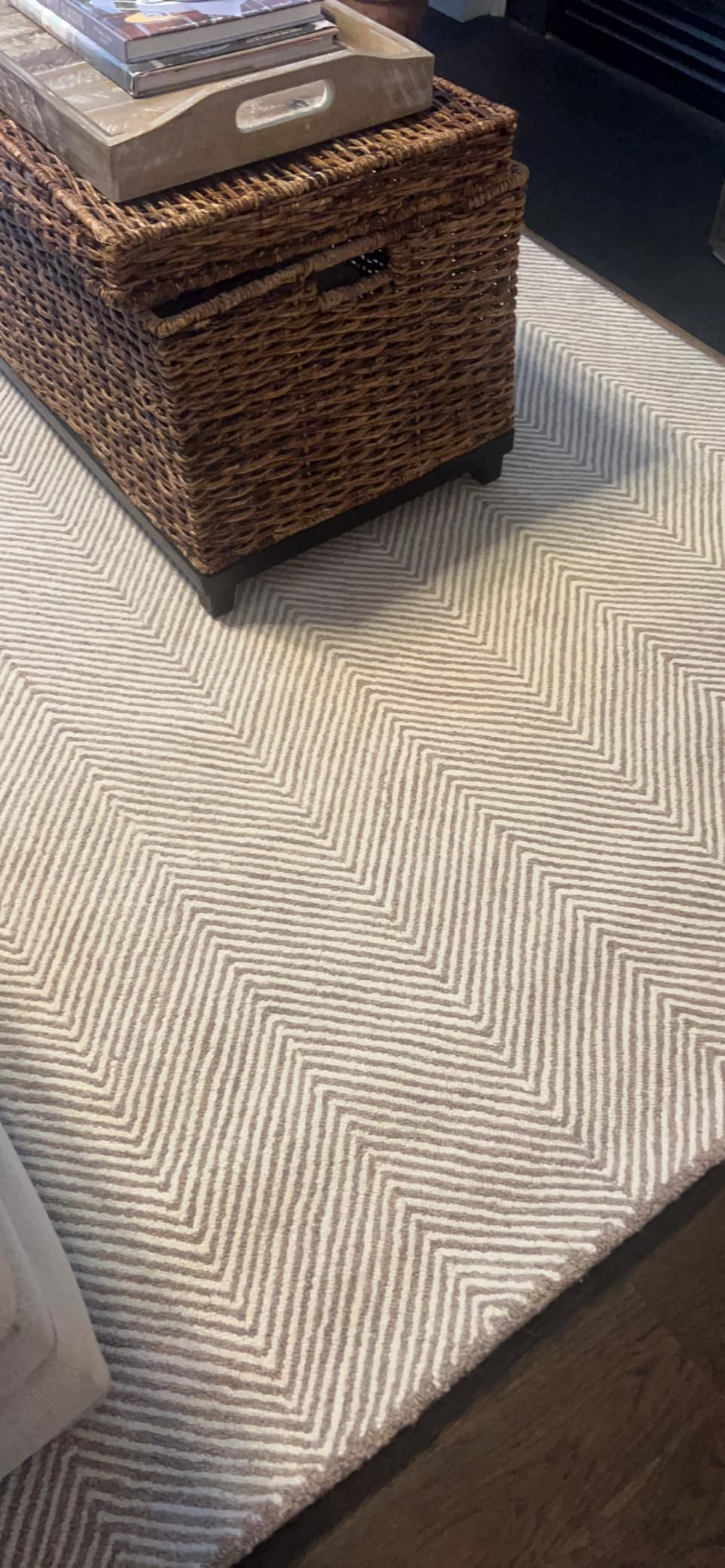 Momeni Charles Wool Hand Tufted Contemporary Indoor Area Rug, Taupe, 2' X 3' | Amazon (US)