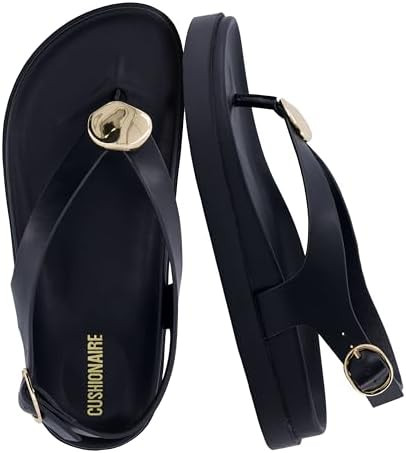 CUSHIONAIRE Expo Thong Sandals for Women, Comfortable Slingback Sandals with Arch Support and Cus... | Amazon (US)