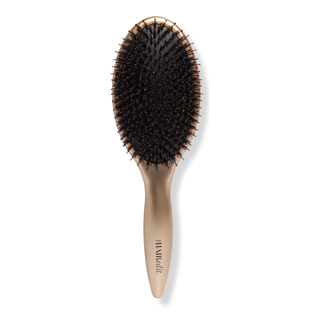 The Hair Edit Gold Finish & Shine Boar Bristle Brush | Ulta