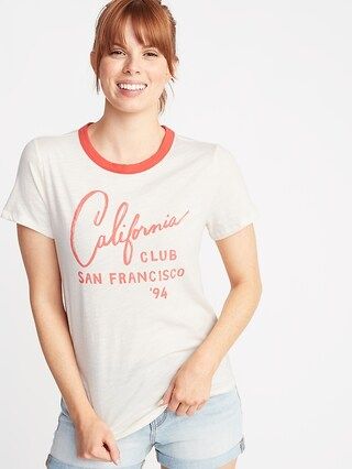 EveryWear Graphic Tee for Women | Old Navy US