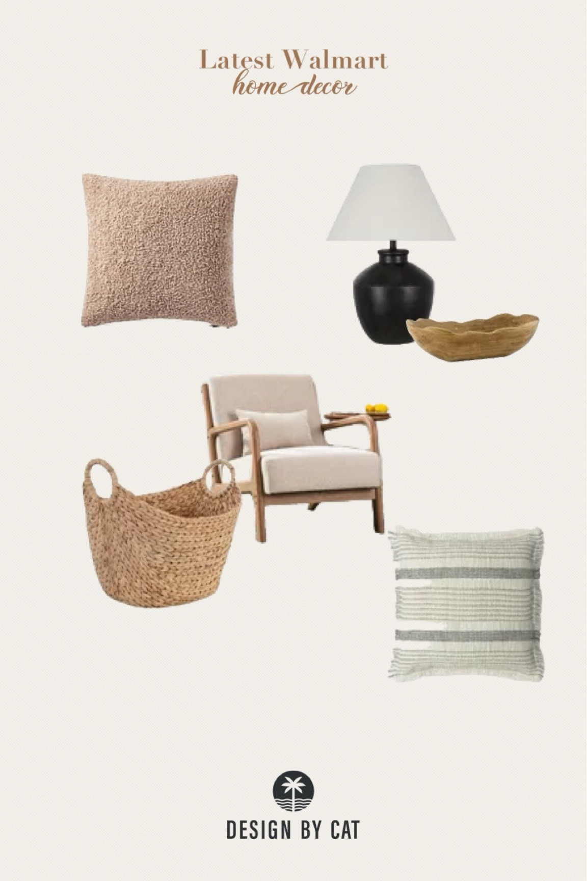 Walmart home decor
Accent pillows
Throw pillows
Woven basket
Vase style brown lamp
Urn table lamp
Organic modern home decor
Teddy bear throw pillow
Striped neutral throw pillow
Neutral accent chair
Organic modern accent chair

#LTKHome