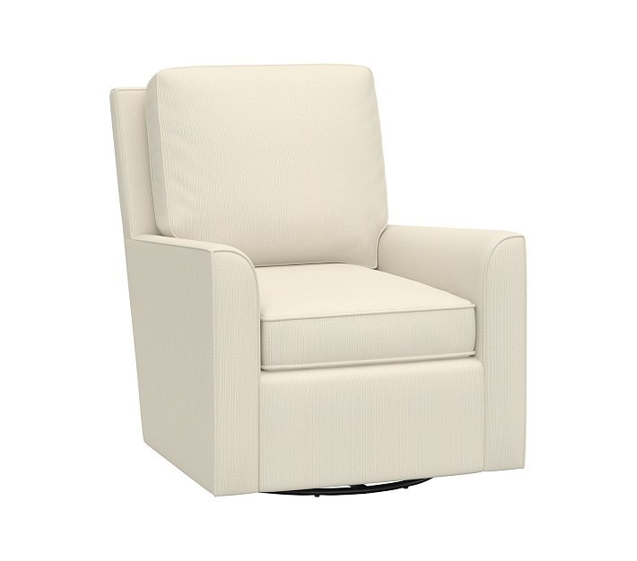Bedford Swivel Glider & Ottoman | Pottery Barn Kids