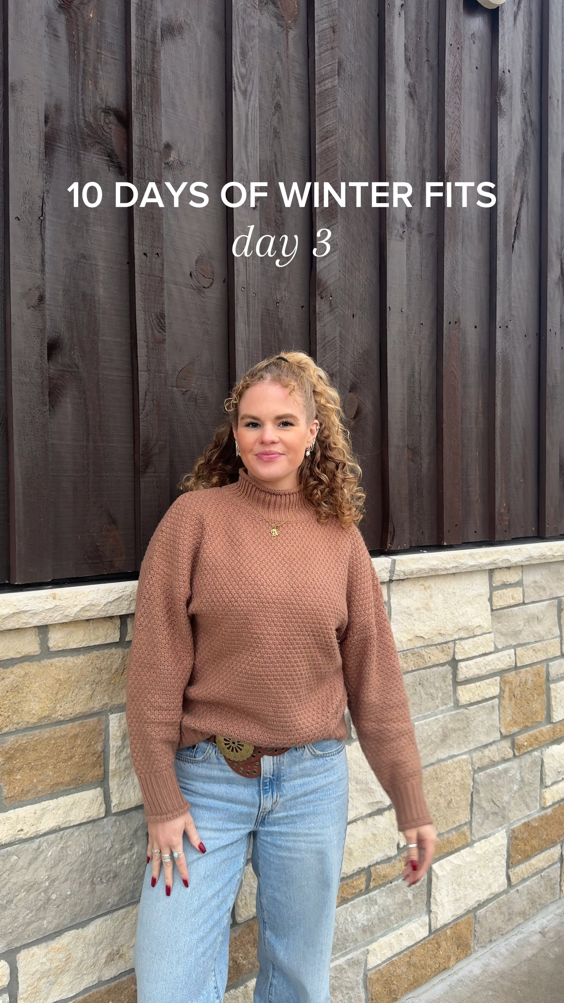 Day 3 winter outfit

Boots are from outpost western store