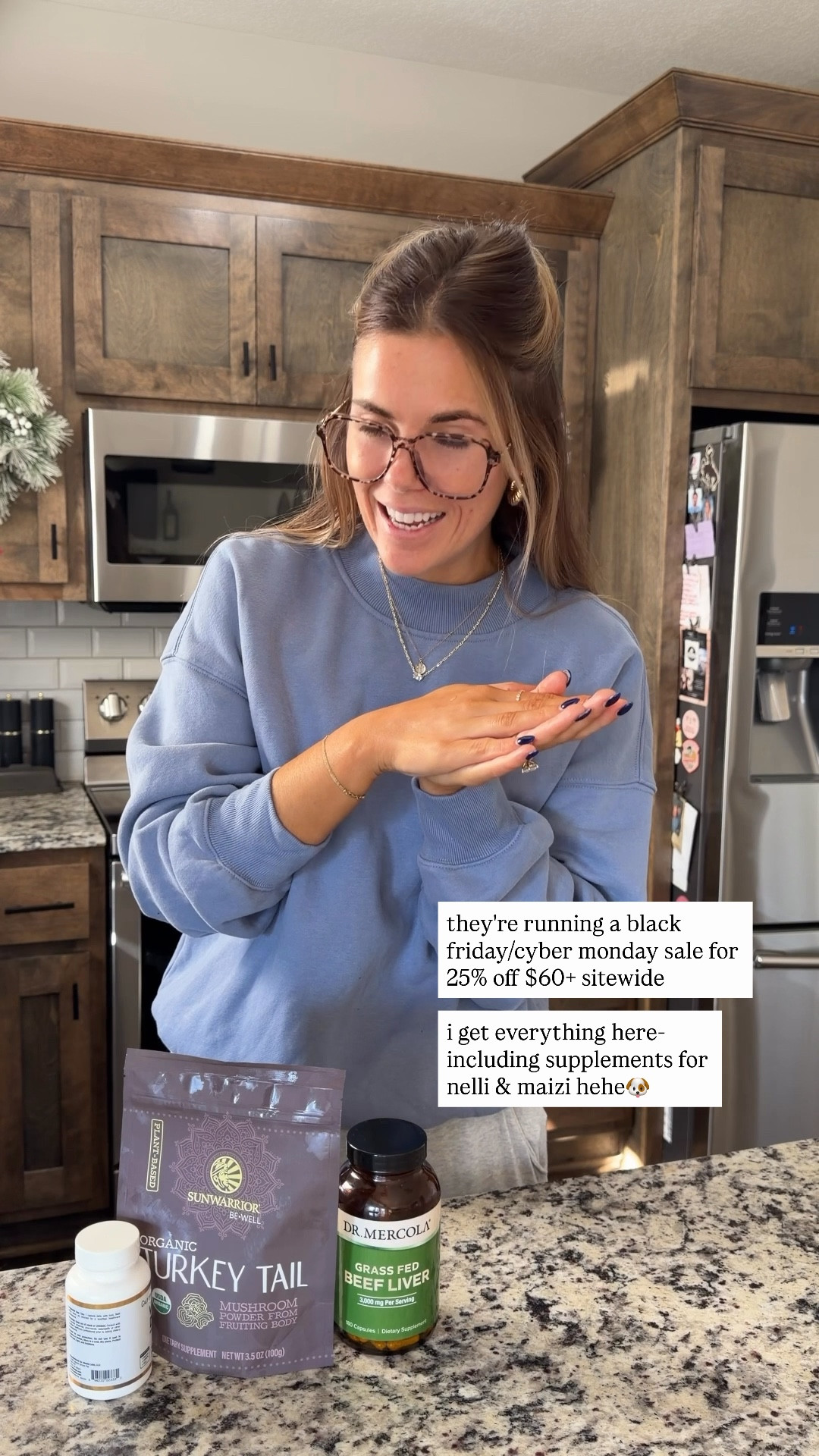 Iherb has been a huge part of my health and wellness journey - sharing a few of my winter faves for the family (dogs too) 25% off $60+ sitewide!

@iherb #iherb #ad

#LTKselfcare #LTKBeauty #LTKCyberWeek